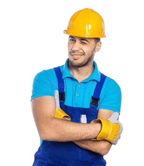Builder winking